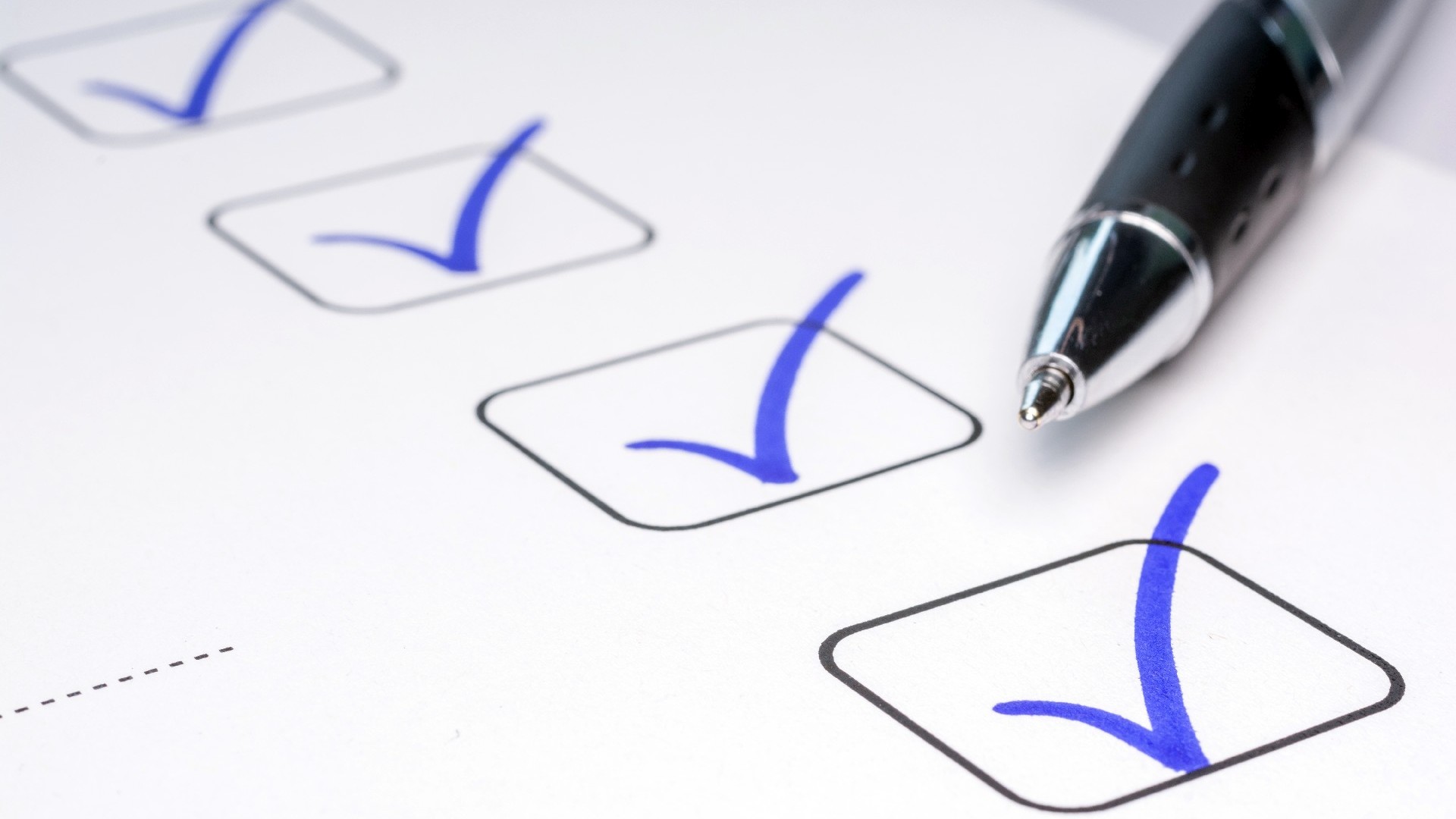 Check off completed tasks on a to-do list Investorenvermittlung